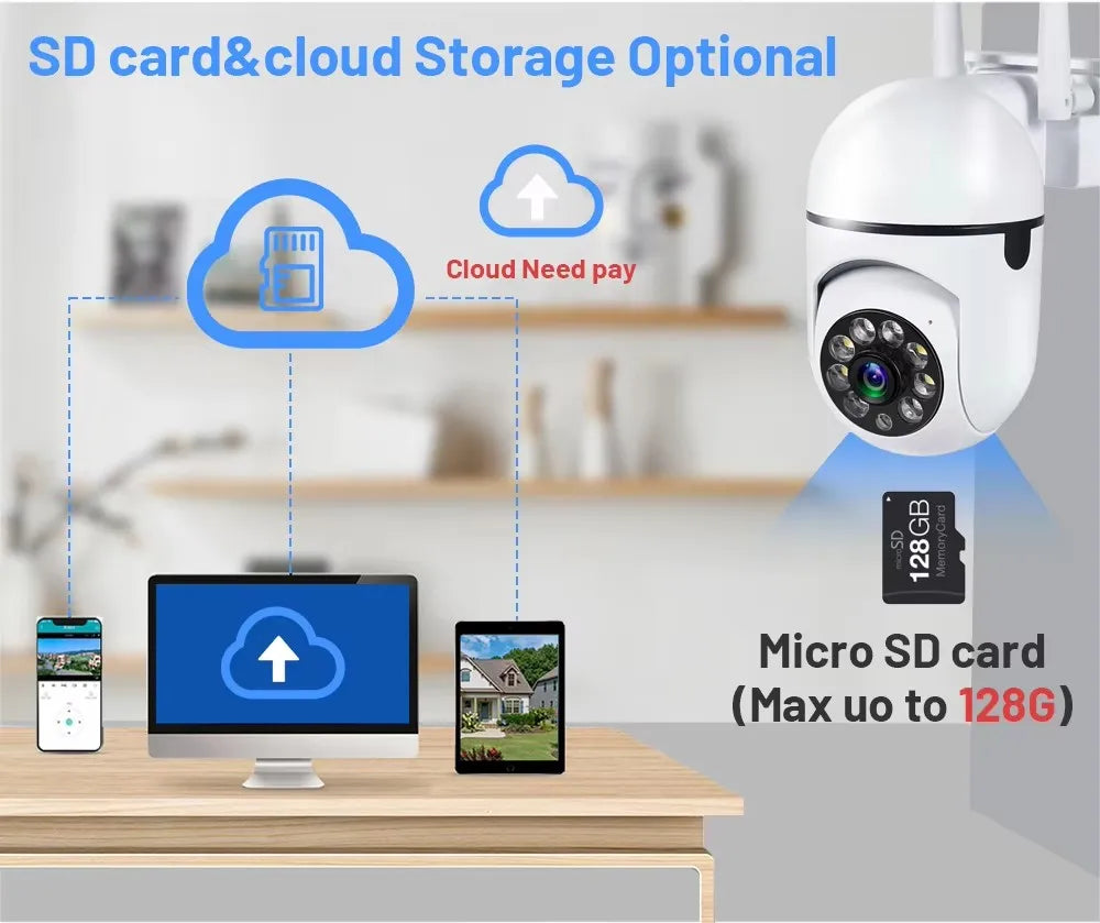 8MP WiFi IP PTZ Beveiligingscamera