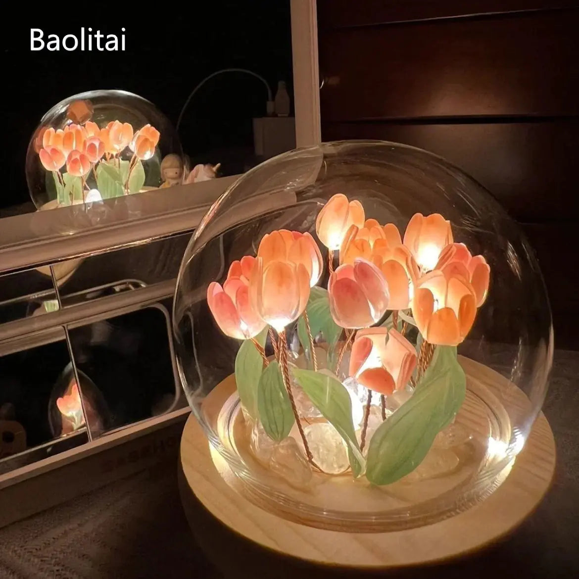 Handgemaakte Tulpen Nachtlamp