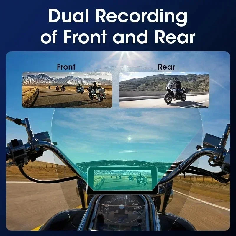 5/7-inch Motorcycle Display – Draadloos CarPlay & Android