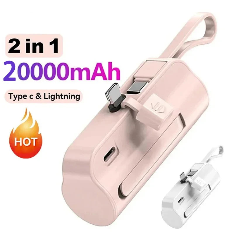 20.000mAh Mini Powerbank – Snel Opladen, Zonder Gedoe!