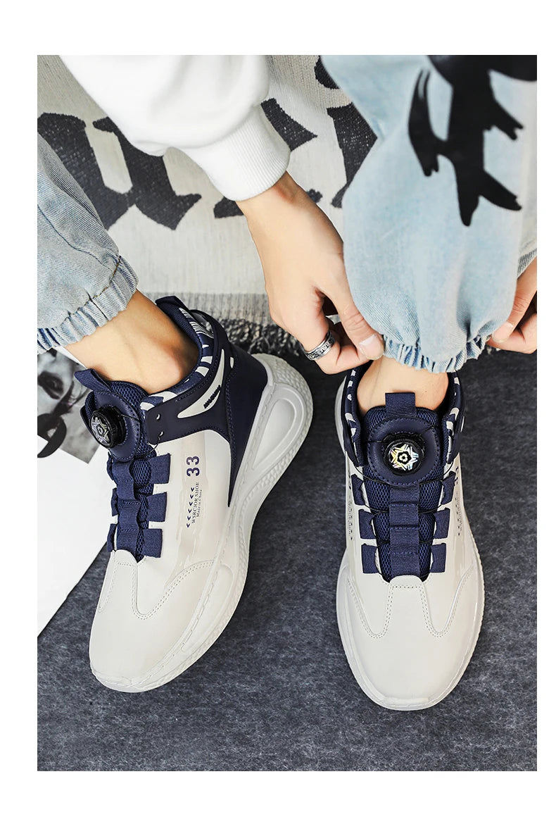 Moderne Herensneakers met Draaibare Sluiting