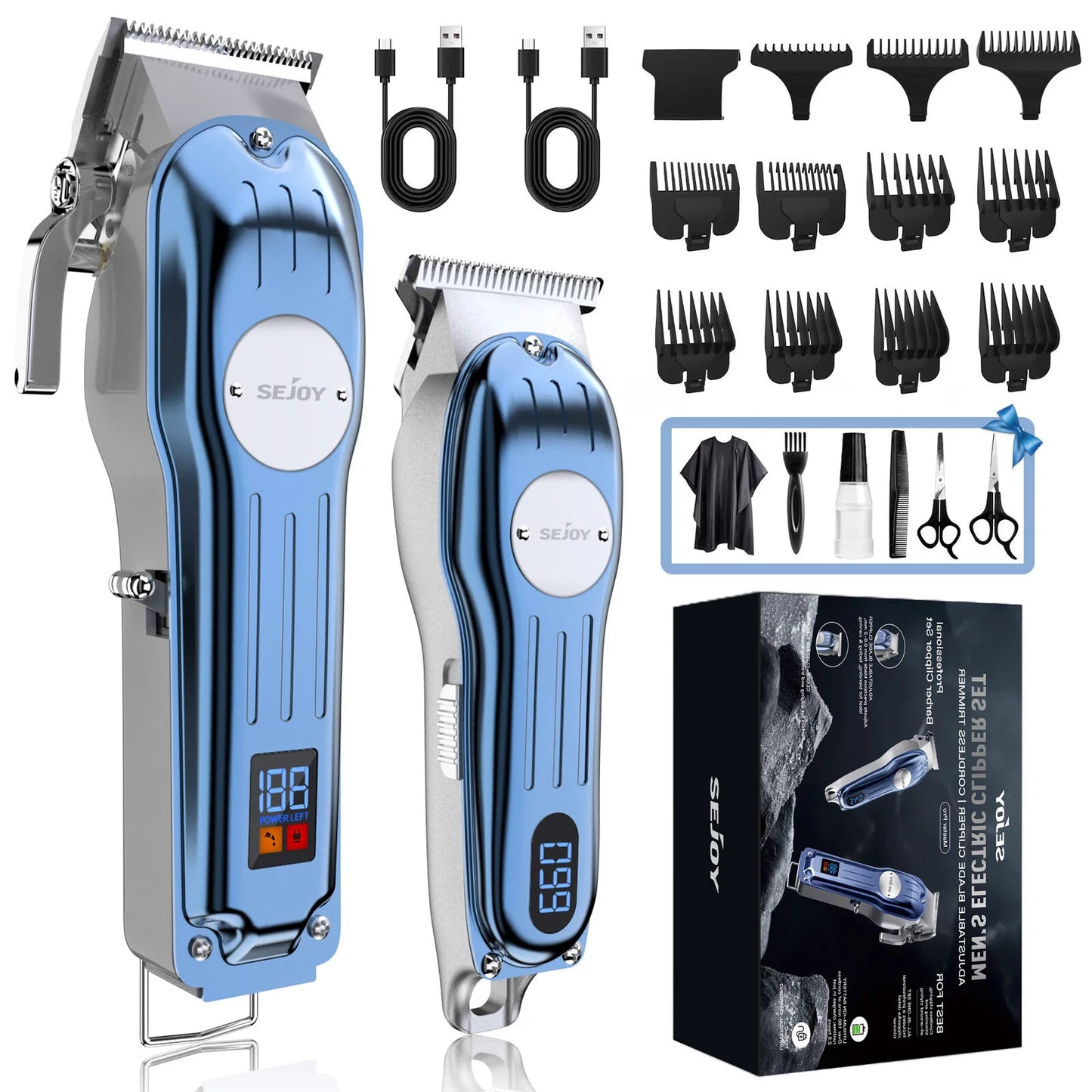 SEJOY Master Pro/Premium Barber Kit (All-in-One Trimmer Set)