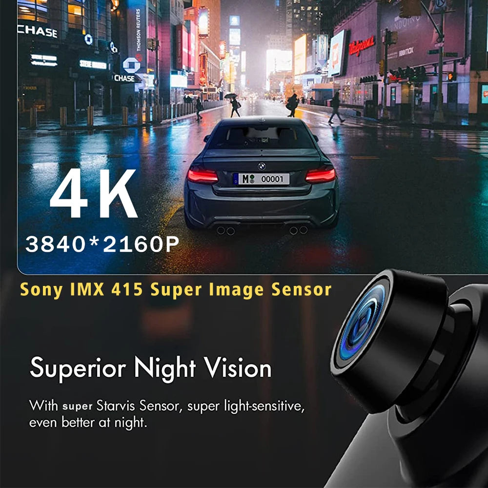 OLESED 10" 4K Dashcam