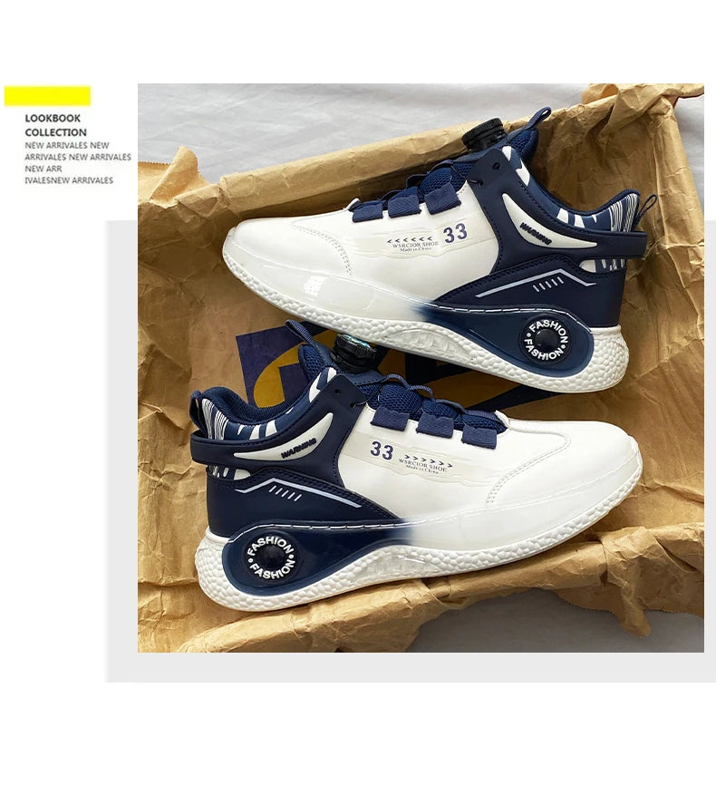 Moderne Herensneakers met Draaibare Sluiting