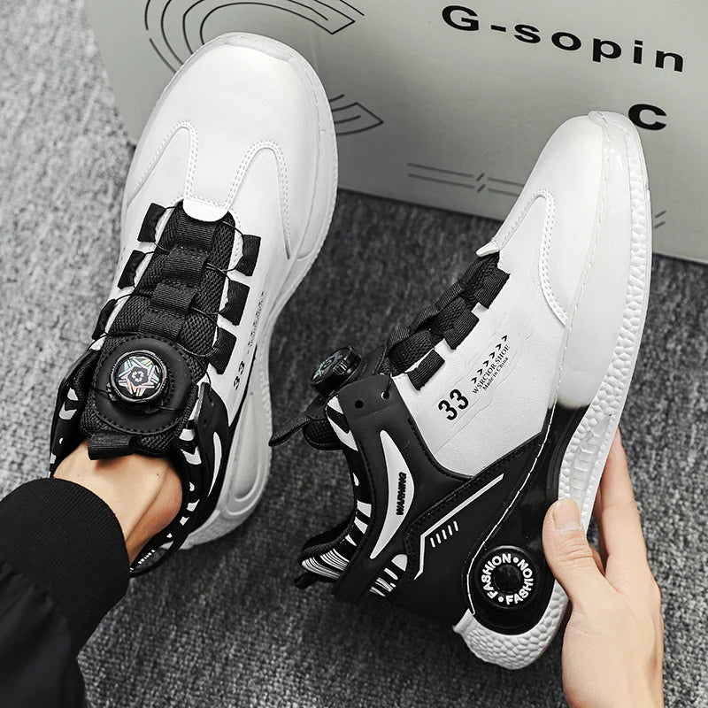 Moderne Herensneakers met Draaibare Sluiting