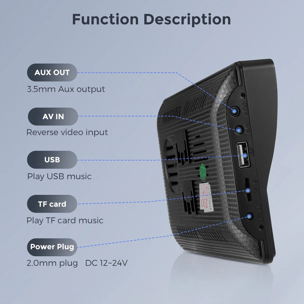 7-inch Draadloze CarPlay & Android Auto Autoradio