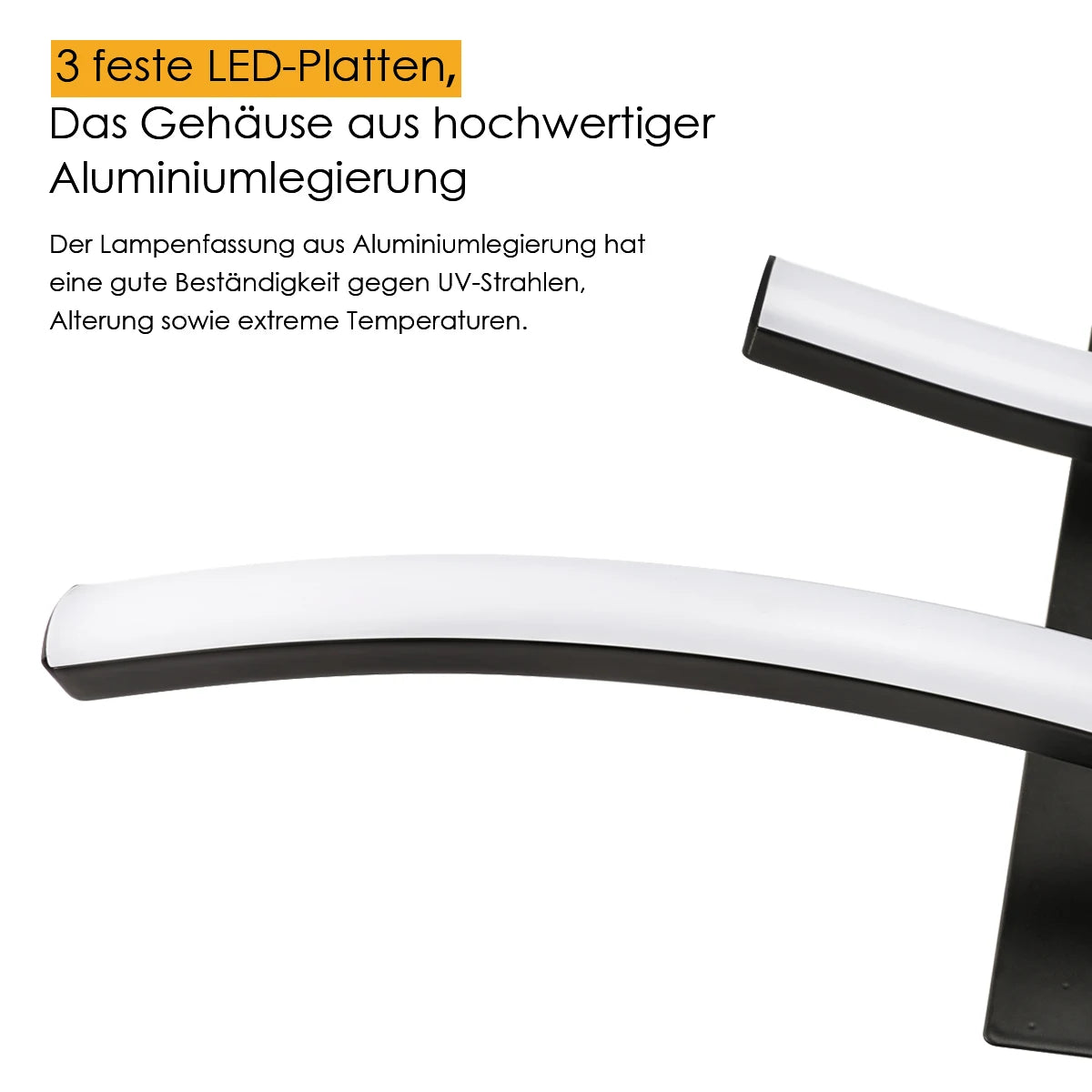 Moderne 4-Flammige LED-Deckenleuchte