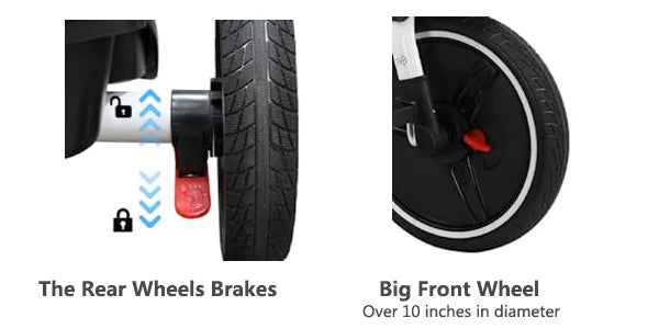 6-in-1 Baby Loopfiets & Driewieler