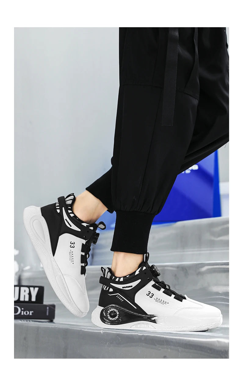 Moderne Herensneakers met Draaibare Sluiting