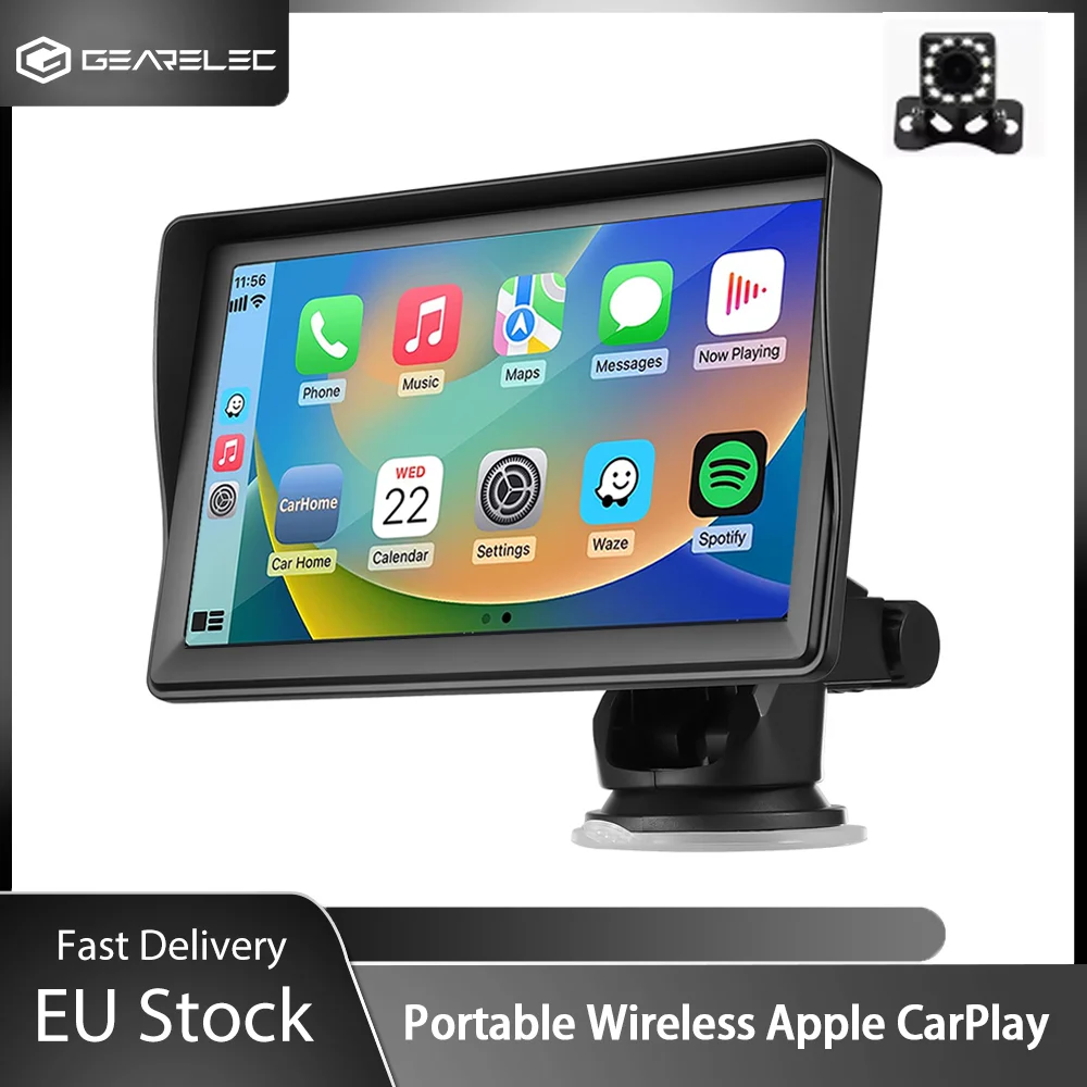 7-inch Draadloze CarPlay & Android Auto Autoradio