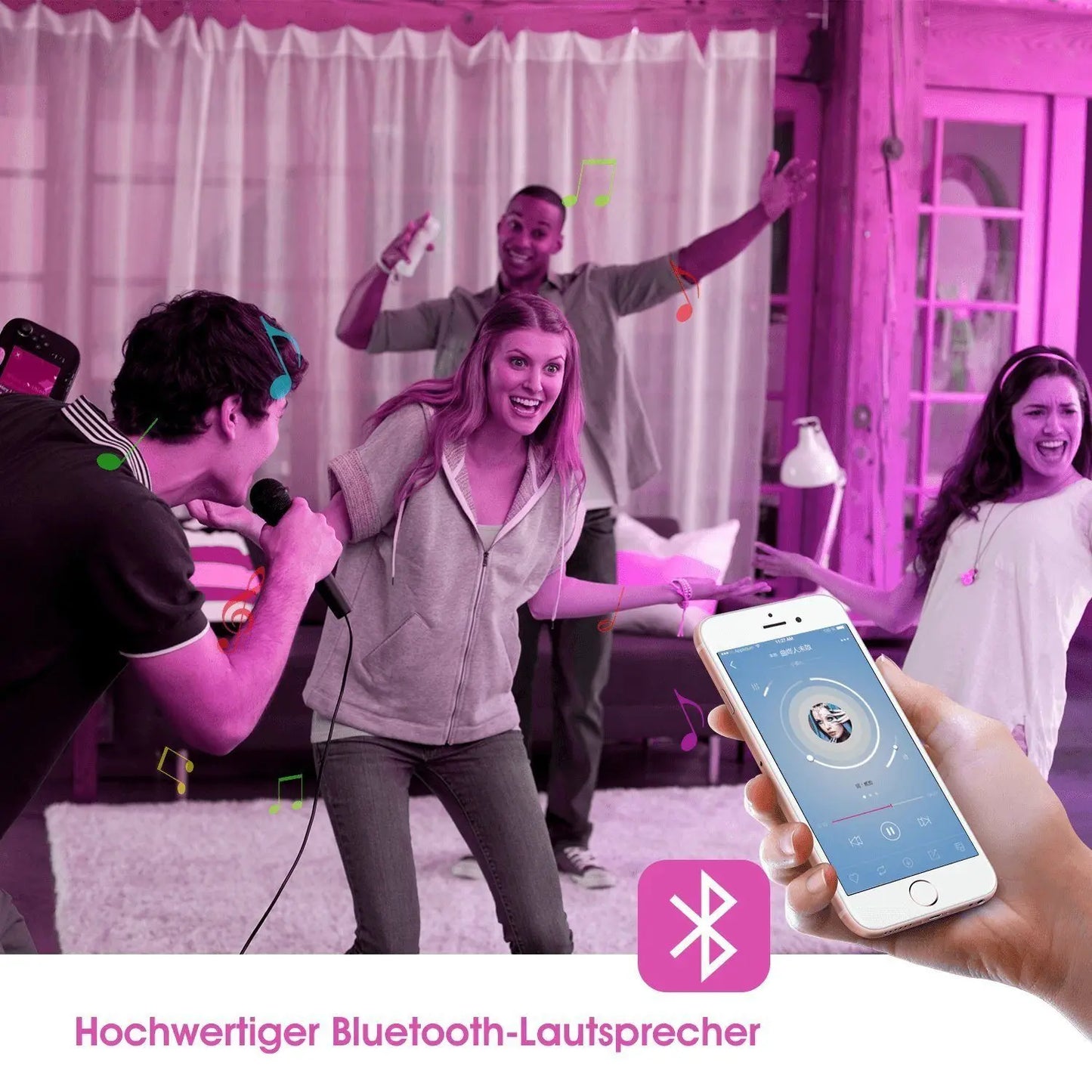 36W LED Plafondlamp met Bluetooth Speaker