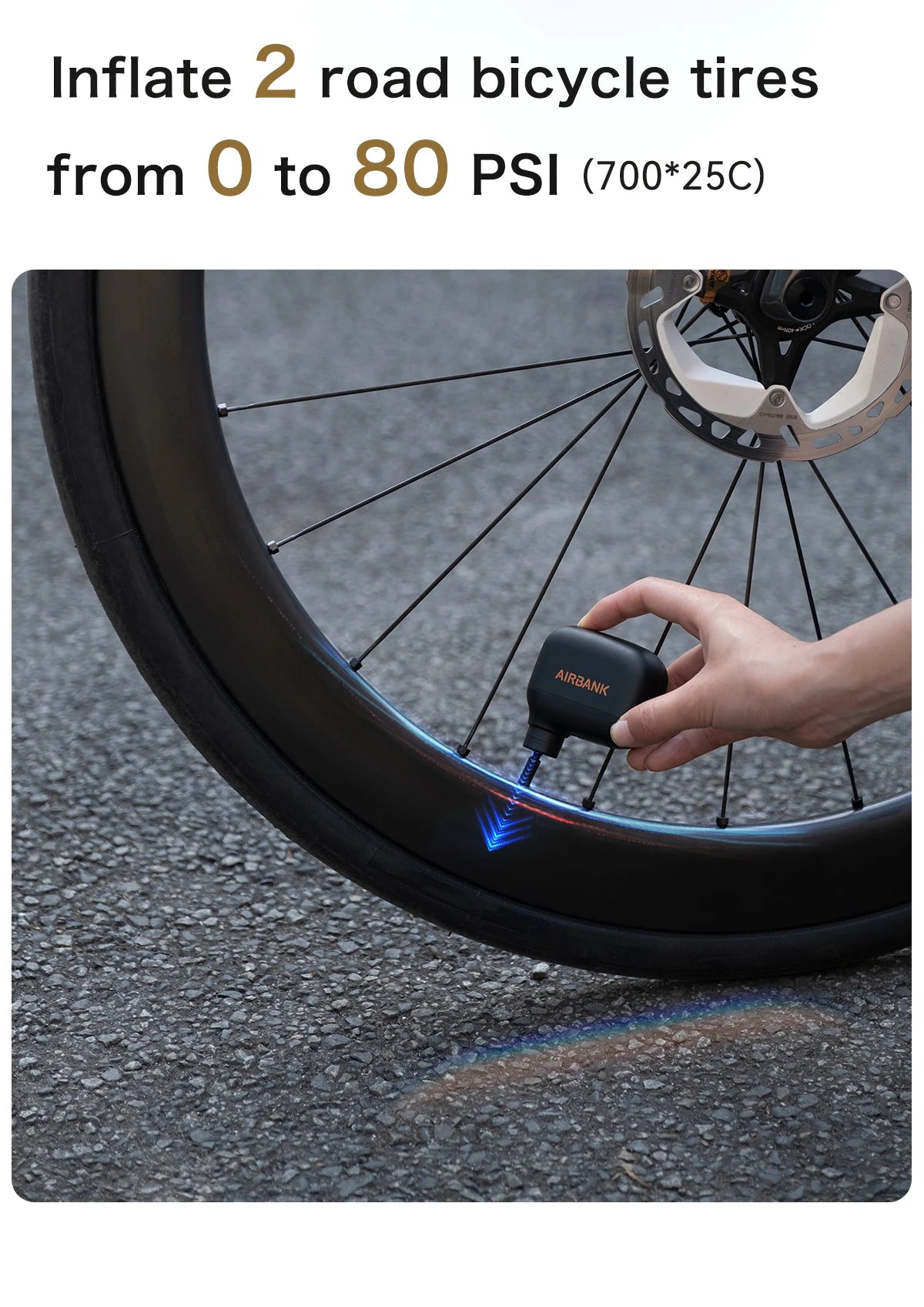 AIRBANK Pocket SE Mini Fietspomp