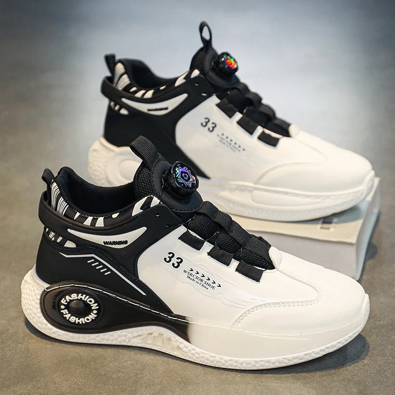 Moderne Herensneakers met Draaibare Sluiting