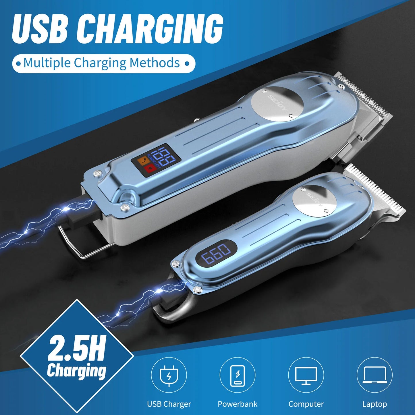 SEJOY Master Pro/Premium Barber Kit (All-in-One Trimmer Set)