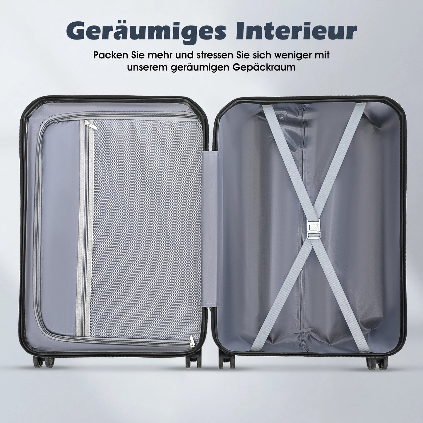 4-delige Kofferset – Lichtgewicht & Duurzaam