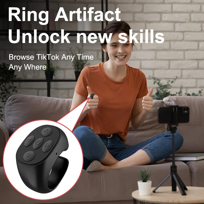 2025 TikTok Remote Control Ring