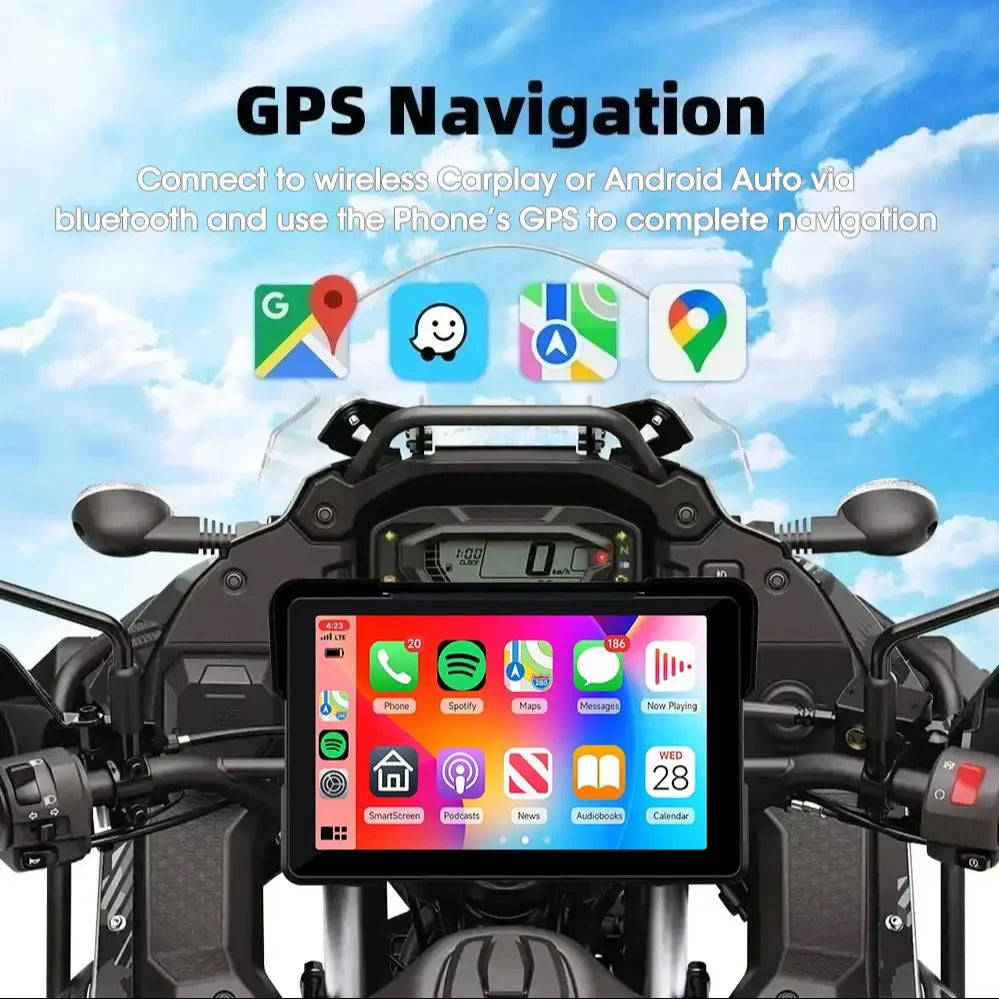 5/7-inch Motor Navigatiesysteem - Draadloos CarPlay & Android Auto