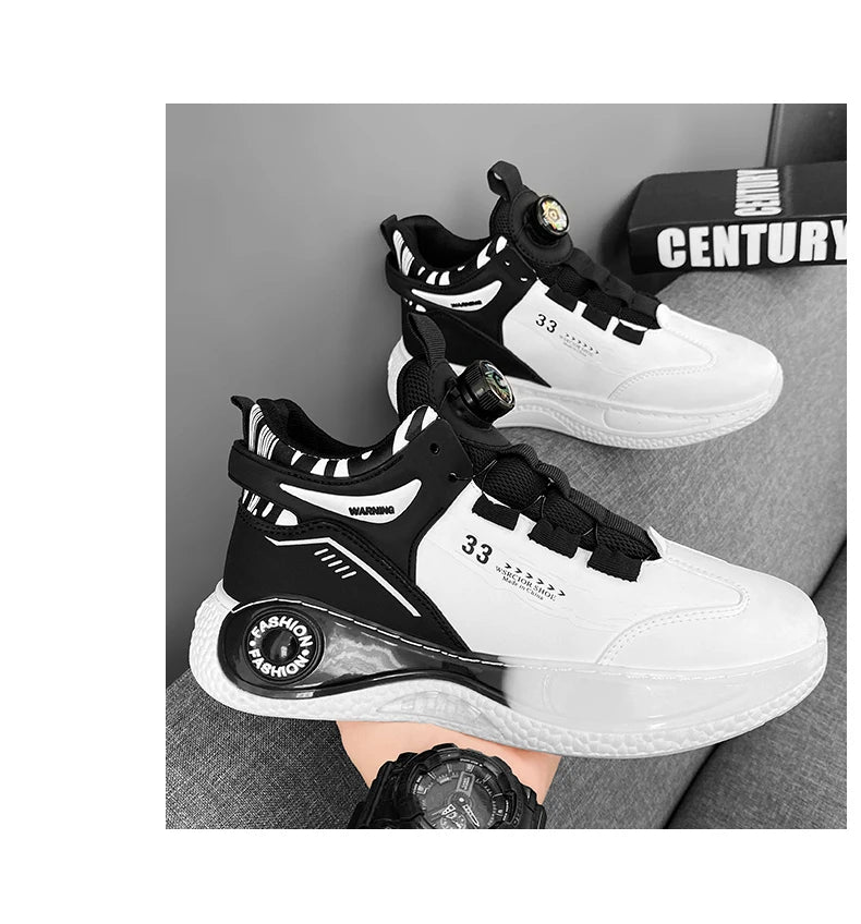 Moderne Herensneakers met Draaibare Sluiting