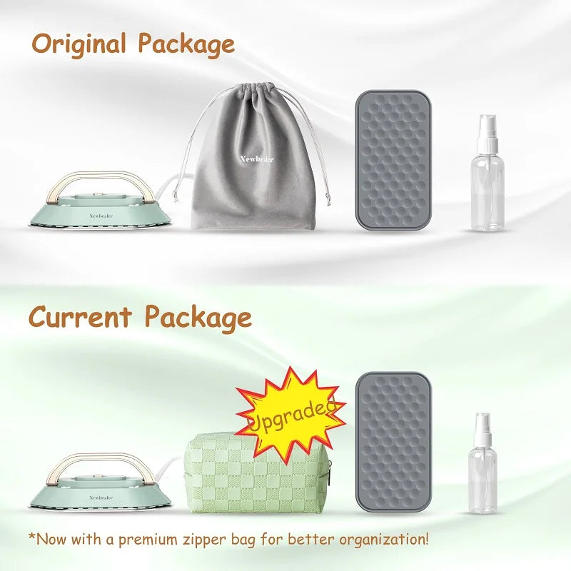 Yunchi Mini Travel Iron – Snel & Handig, Overal Gladde Kleding!
