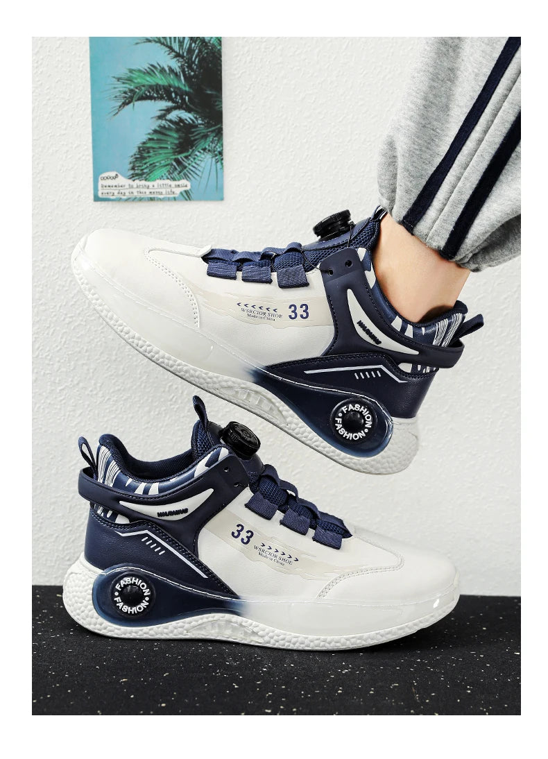 Moderne Herensneakers met Draaibare Sluiting