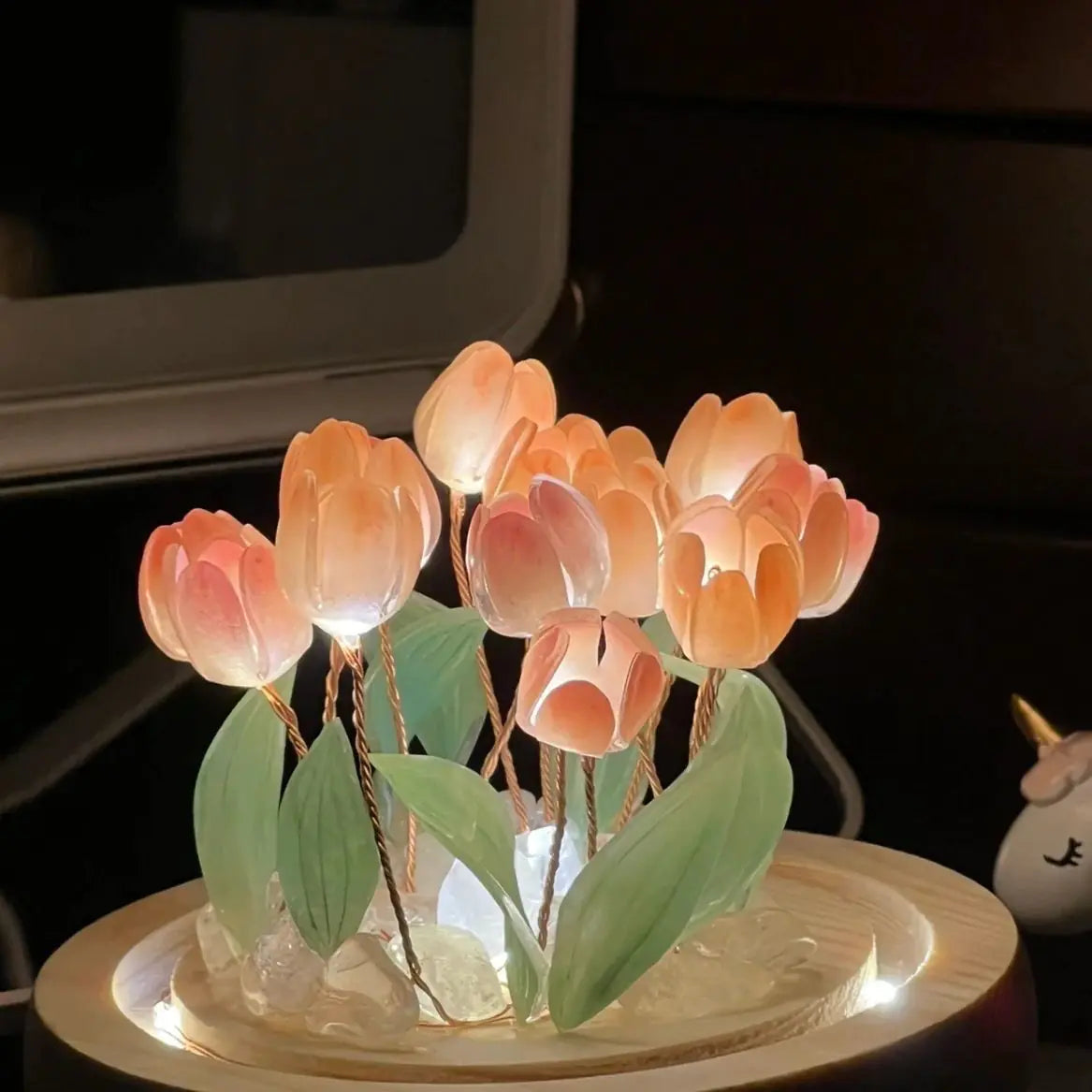 Handgemaakte Tulpen Nachtlamp