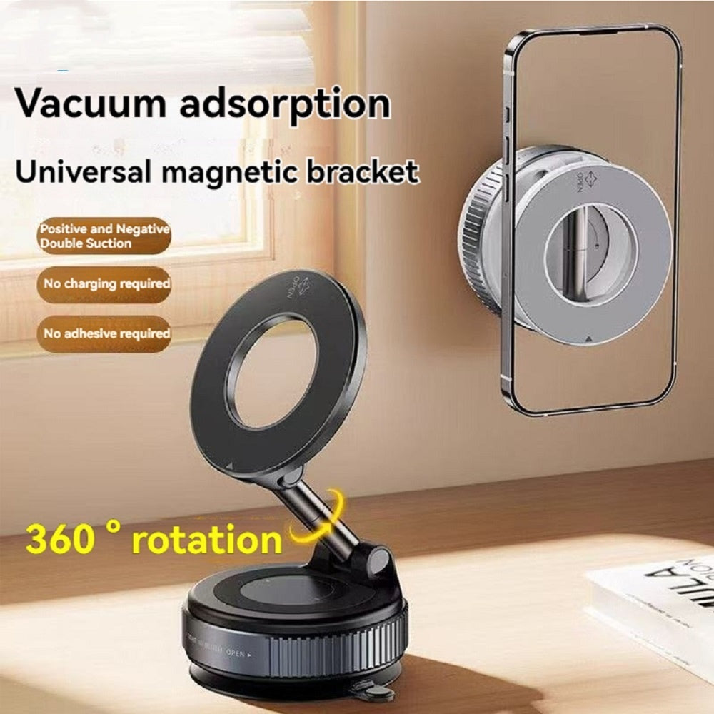 Magnetische Telefoonhouder met Vacuümzuiging