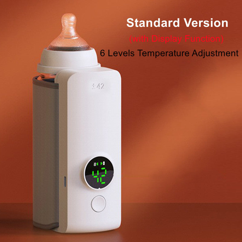 Draadloze Fleswarmer – Perfecte 42°C Melk, Altijd Onderweg