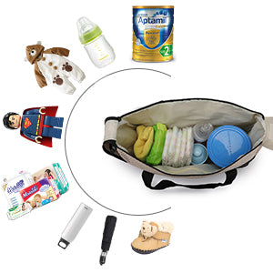 Miss Lulu Baby Wrap Bag Set – 5-delige Luierentas met Accessoires
