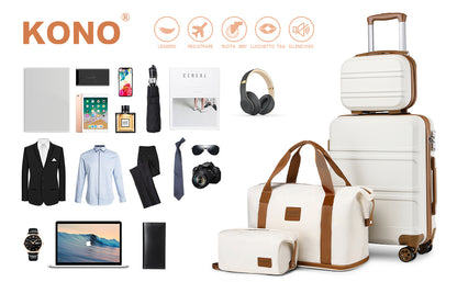 KONO 4-delige Kofferset – Stijlvol & Functioneel