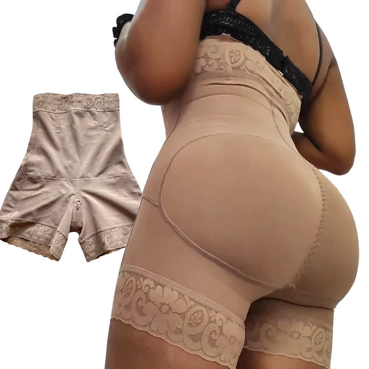 High-Compression Crotchless Shapewear Shorts