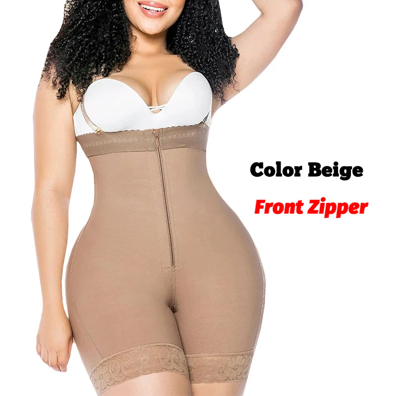 High-Compression Crotchless Shapewear Shorts