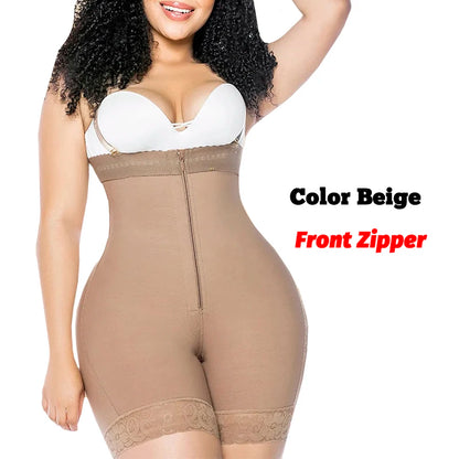 High-Compression Crotchless Shapewear Shorts
