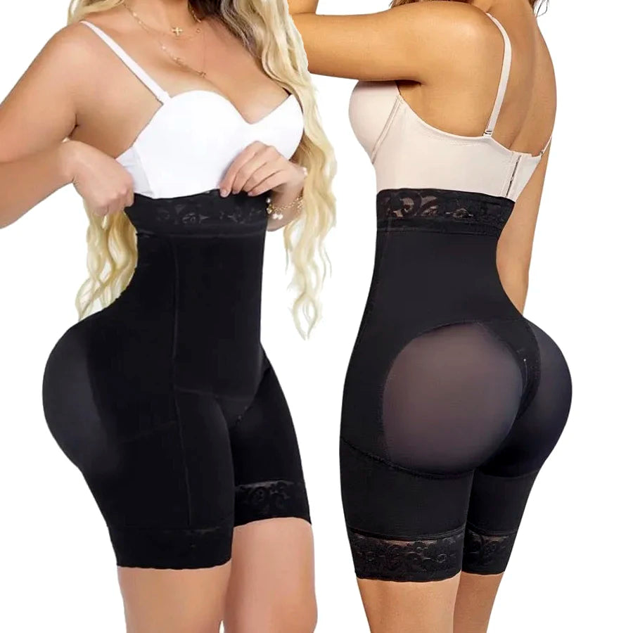 High-Compression Crotchless Shapewear Shorts
