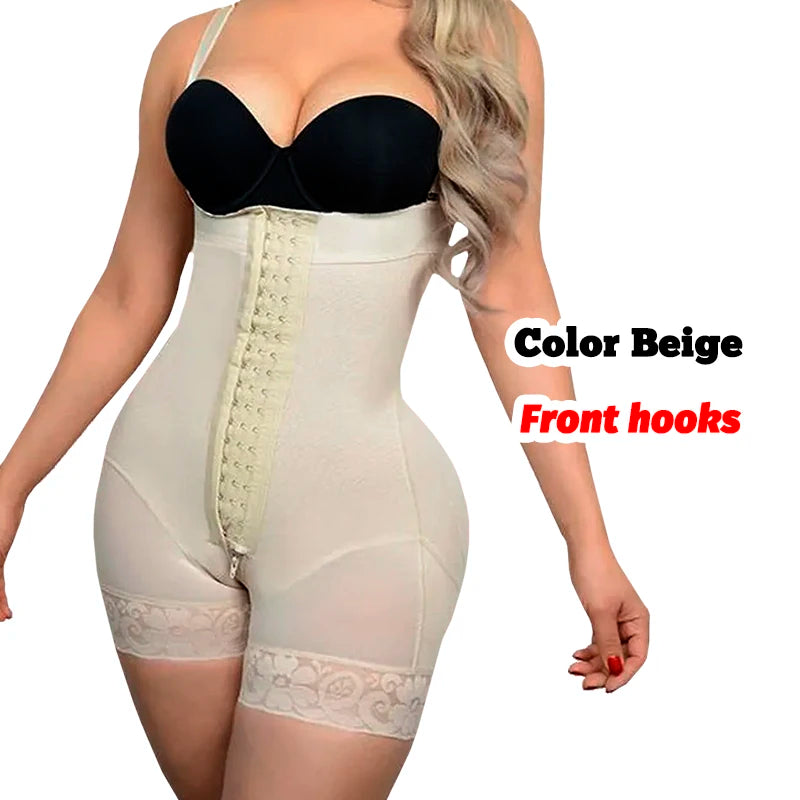 High-Compression Crotchless Shapewear Shorts