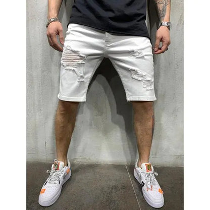 Stoere Slim Fit Denim met Gaten