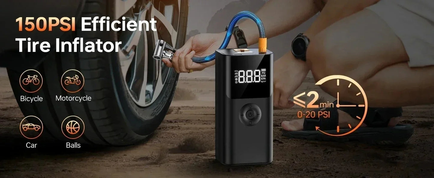 4-in-1 Redder Onderweg – 2500A Jump Starter