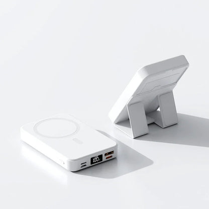 Draadloze Powerbank met Snel Laden en Handig Standaard