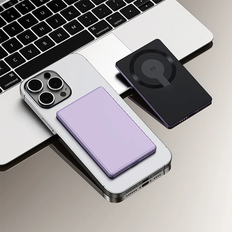 10000mAh MagSafe Power Bank – Ultradun, Draadloos en Razendsnel Opladen voor iPhone