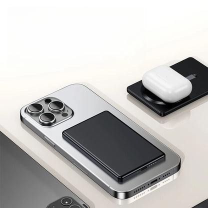 10000mAh MagSafe Power Bank – Ultradun, Draadloos en Razendsnel Opladen voor iPhone