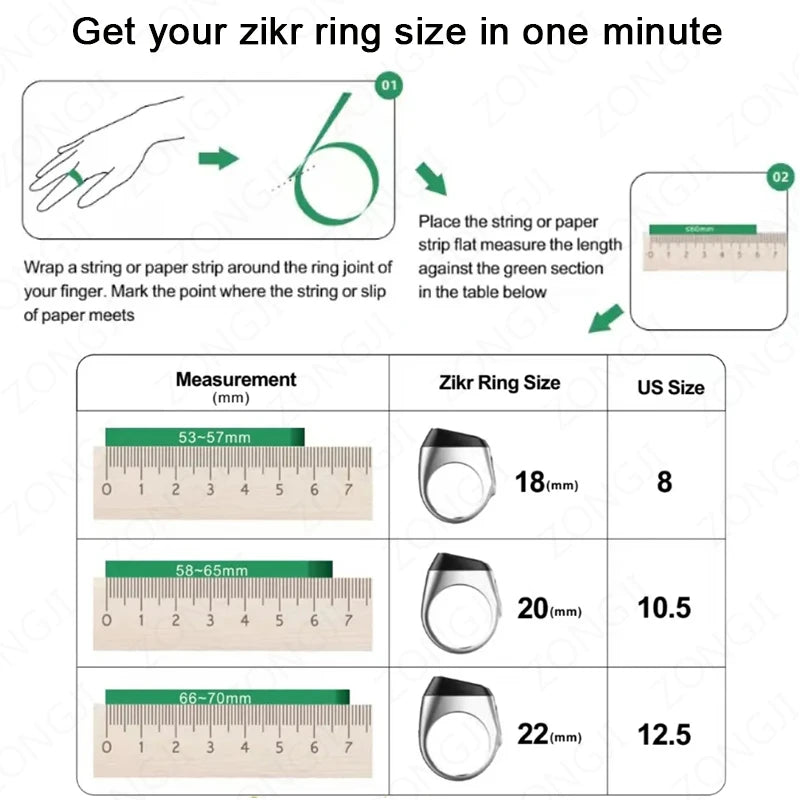 2025 IQibla Smart Zikr Ring