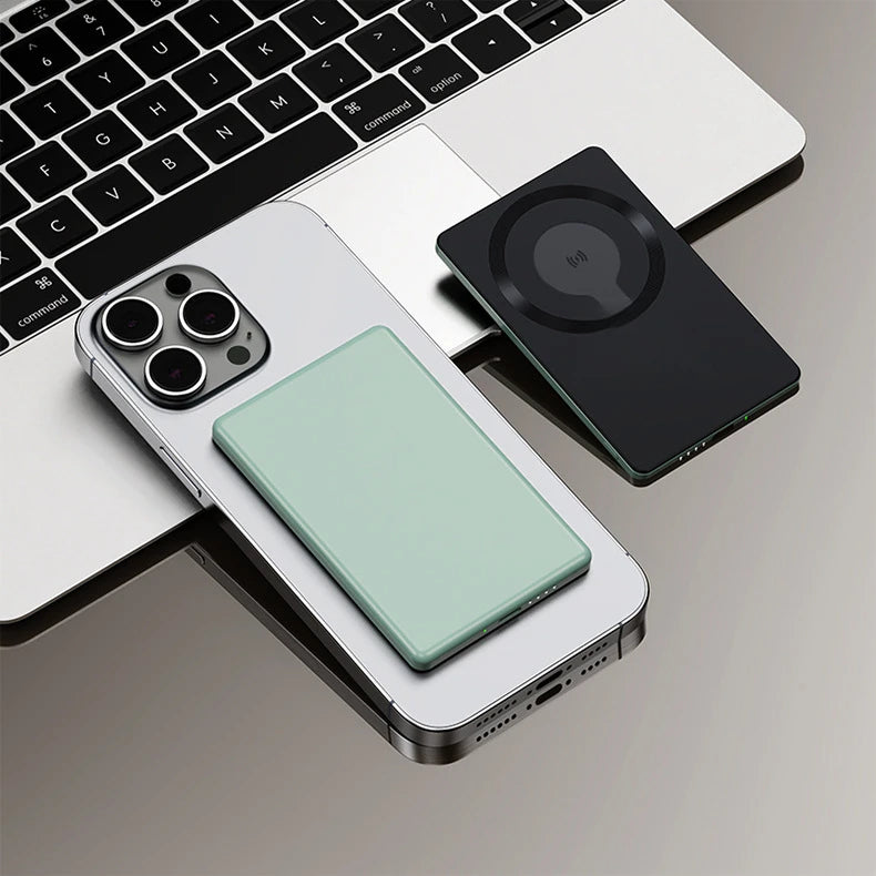 10000mAh MagSafe Power Bank – Ultradun, Draadloos en Razendsnel Opladen voor iPhone