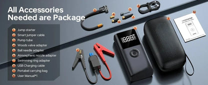 4-in-1 Redder Onderweg – 2500A Jump Starter