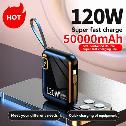 Ultieme 50.000mAh Powerbank – Razendsnel Opladen, Overal & Altijd!