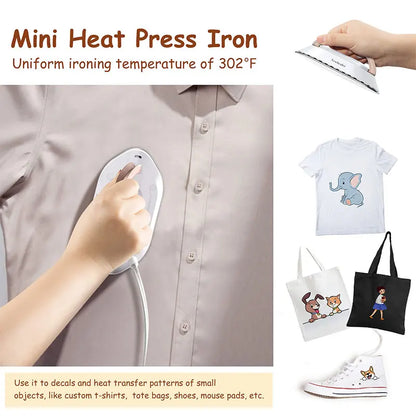 Yunchi Mini Travel Iron – Snel & Handig, Overal Gladde Kleding!