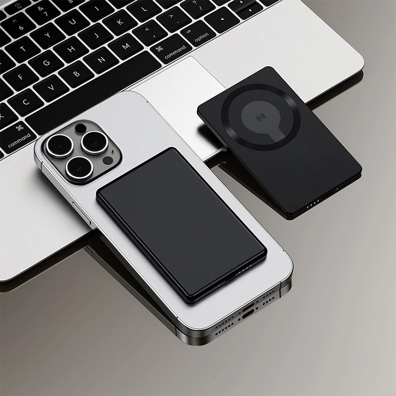 10000mAh MagSafe Power Bank – Ultradun, Draadloos en Razendsnel Opladen voor iPhone