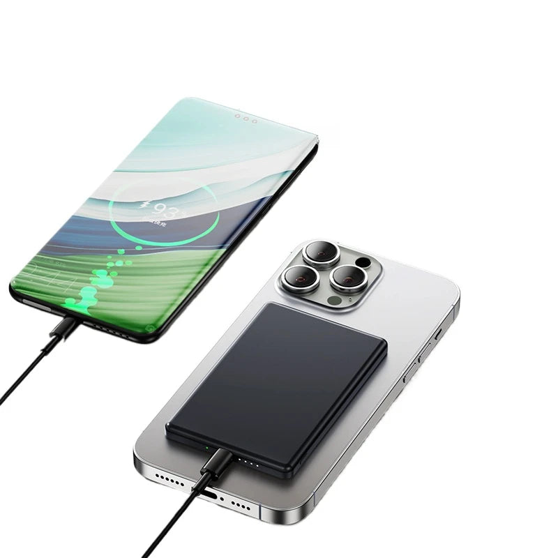 10000mAh MagSafe Power Bank – Ultradun, Draadloos en Razendsnel Opladen voor iPhone