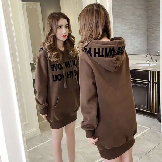 Luxe Plus Velvet Dikke Lange Coat