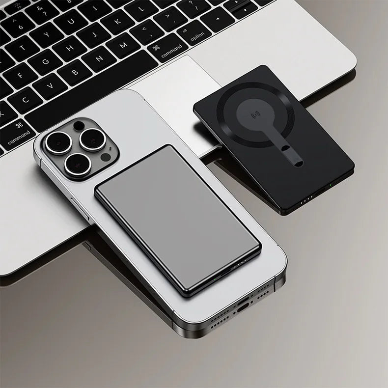 10000mAh MagSafe Power Bank – Ultradun, Draadloos en Razendsnel Opladen voor iPhone