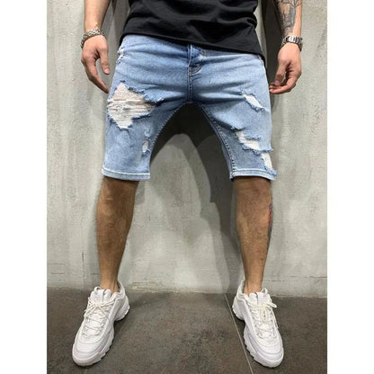 Stoere Slim Fit Denim met Gaten